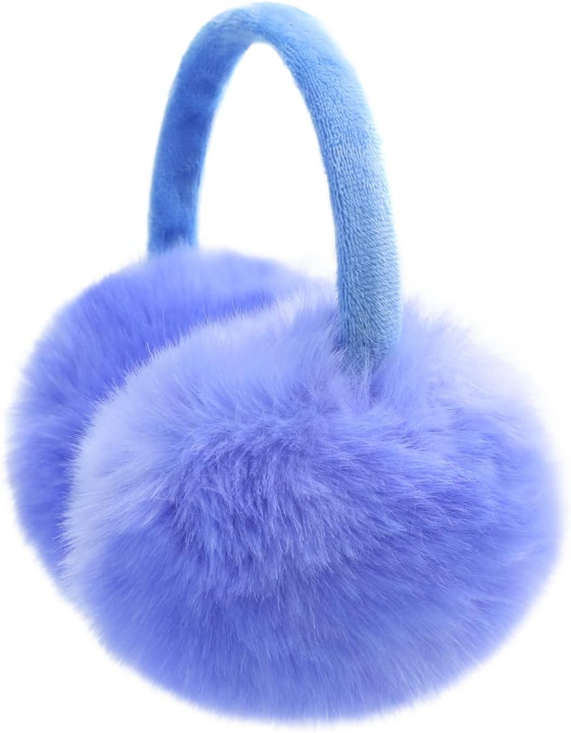 FSTEOE Winter Ear Muffs Women Warm Earmuff Girls Ear Warmers Soft Plush Outdoor Adjustable Ear Cover - Image 1